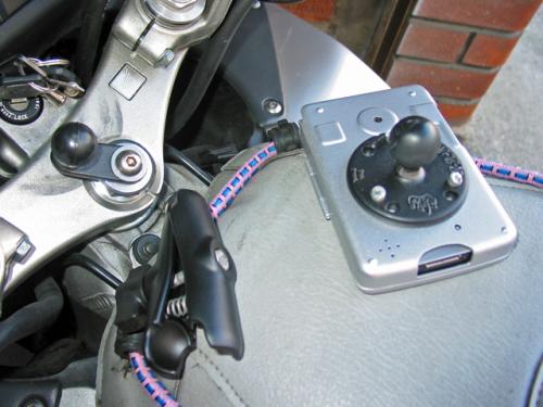 Installation gps moto