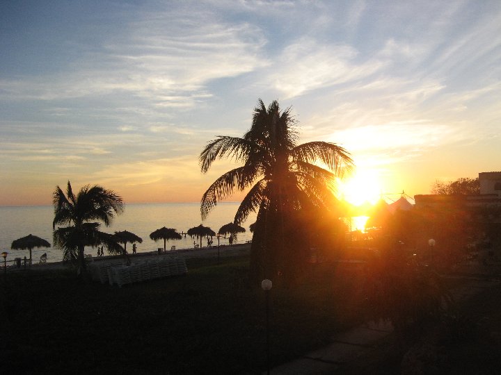 coucher de Soleil  Cuba