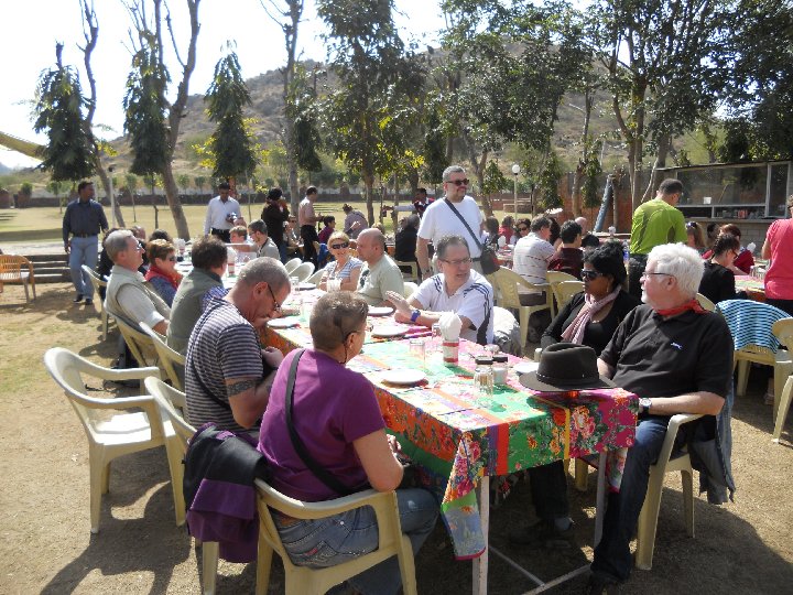 repas de midi en Inde