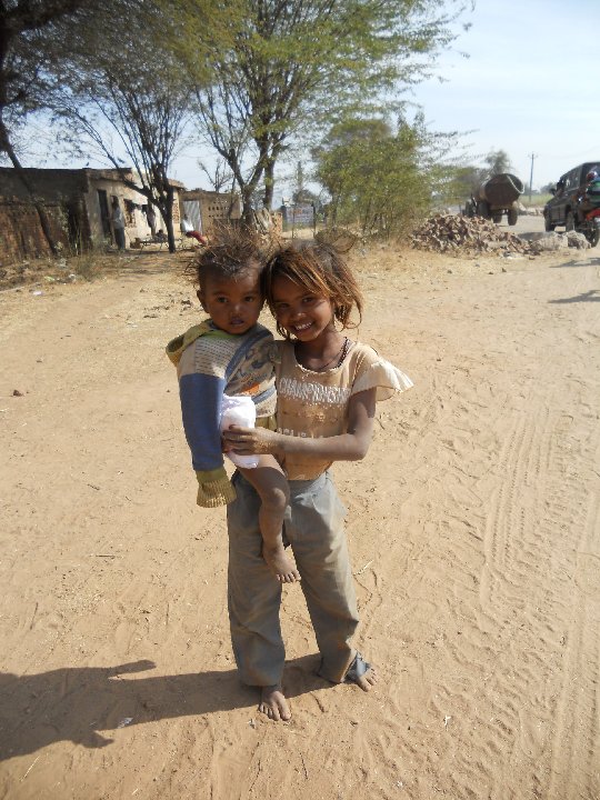 sourire d'enfant en Inde