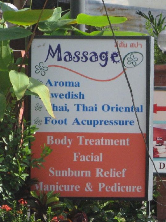 Massage en Thailande